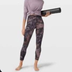 Lululemon Leggings Unlimited Diamond Dye Size 6, Inseam 28